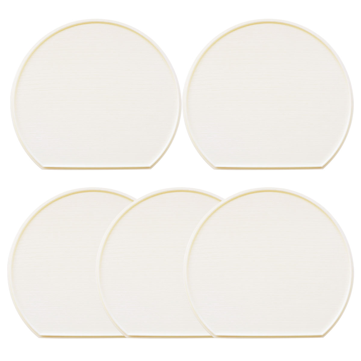 蒔絵 たけのこ掘り 半月盆 5枚 [B31441] 蒔絵 たけのこ掘り 半月盆 5枚 [B31441]