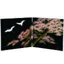 【全品ポイント5倍 21日まで!】 紀州塗り 屏風 黒 飛祥 和室 おしゃれ 木目 インテリア 日本製 和柄 和デザイン ギフト お土産 記念品 ディスプレイ 贈答品 和雑貨 和室 寝室 リビング 送料無料