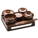 仏膳 本膳 4.5寸 ブラウン (20250509)