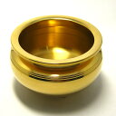 磨き 机上香炉 香呂 線香立て 3.5号 3.5寸 仏具 鋳物 真鍮製 (20250509)
