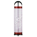 立花 6号 桜調 1個入 絹染 桜花流水 木製 金属製 盆提灯 岐阜提灯 岐阜ちょうちん 新型行燈 新型提灯 3967 (20250515)