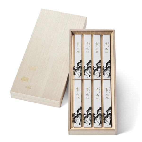 香樹林 短寸8把 桐箱入 ご進物ギフト 進物線香 玉初堂 線香 ギフト 贈答用 【20251128】