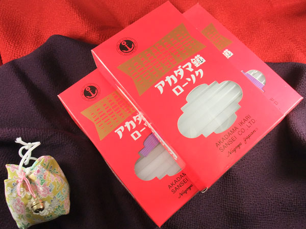 ダルマ小7号 225g詰 3個セット （メーカー仕様変更のためパッケージ変更になります） アカダマ錨ローソク ろうそく 赤玉錨本舗 (20240601)