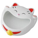 両手招き猫の顔おたまたて 食卓スタンド お玉立て お玉別売 せともの 食器 食卓に 昭峰 【20250808】