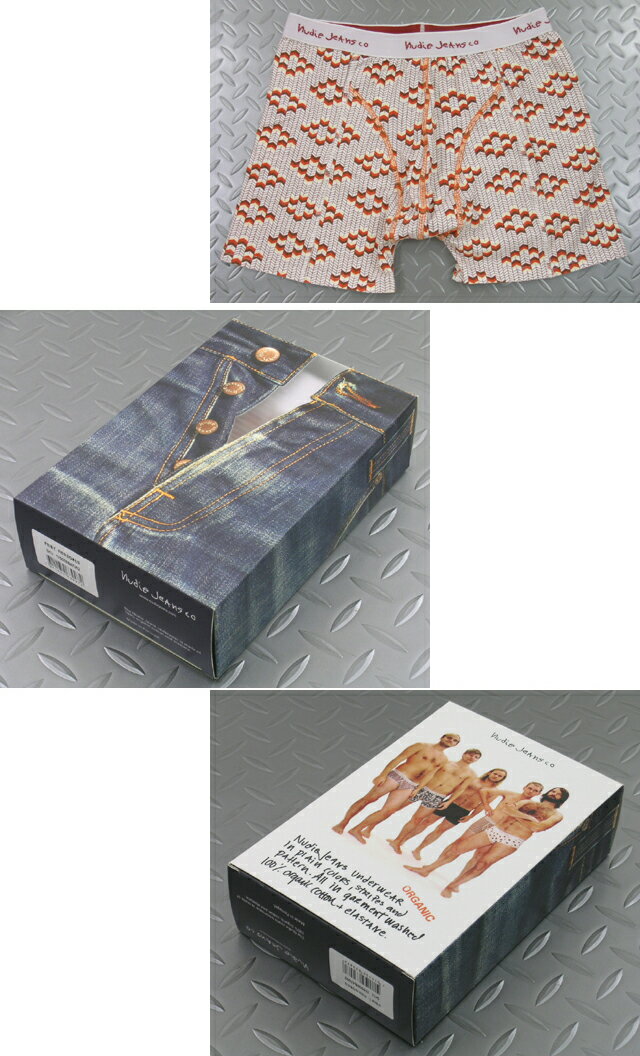 nudie Jeans co (�̡��ǥ��������󥺡� SUNE BOXER FISHBONES ORGANIC COTTON 100% �������˥å����åȥ󡦥˥åȥܥ�����