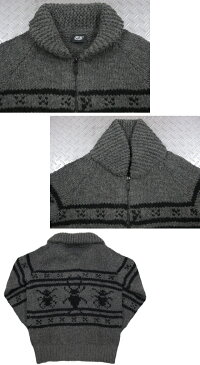 55DSL(FIFTY FIVE DSL) フィフティファイブ ディーエスエル KANADIAN SWEATER (カナディアンセーター) GRAY(チャコールグレー)