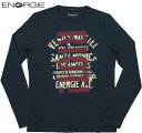 ENERGIE/エナジー KATYDID T-SHIRT プリント入り、長袖カットソー D.NAVY(ダークネイビー)/5D5200