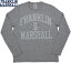 FRANKLINMARSHALL/ե󥯥󥢥ɥޡ TSHIRT JERSEY ROUND NECK LONG ץĹµT/åȥSPORT GREY(ݡĥ졼)/TSMVA224XNW16