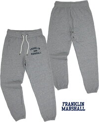大人の週末スタイルにピッタリ★FRANKLIN&MARSHALL,フランクリン・アンド・マーシャル,MEN'SPLUSHTROUSERSwithEMBROIDERY,刺繍ロゴ入り、スウェットパンツ,SPORTGREY(スポーツグレー),SKU#PFMF310ANW17-1142