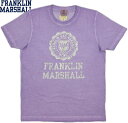 FRANKLINMARSHALL/tNAh}[VT-SHIRT JERSEY ROUND NECK SHORTGuS vgTVc LILAC(CbN)/TSMF188ANS17