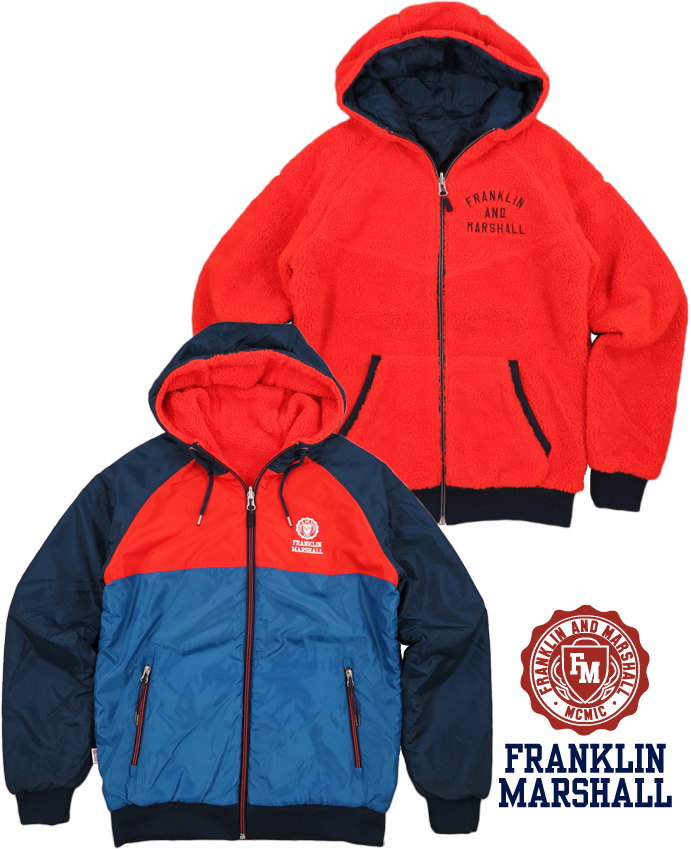 FRANKLIN＆MARSHALL/フランクリンアンドマーシャル REVERSIBLE HOO...