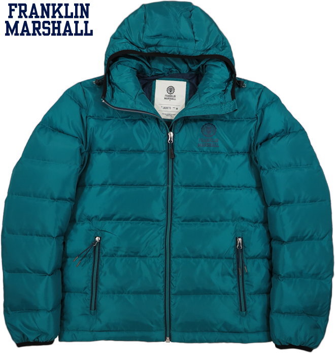 【SALE】30%OFF★FRANKLIN＆MARSHALL/フランクリンアンドマーシャル HOODED PUFFER JACKET ダウンジャケット/フーデッドダウン SHARK TAIL(シャーク・テイル)/SKU #JKMF546ANW19-2368