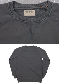 無地でも地味にはならないのはサ・ス・ガ!サラリと羽織れる、ヌーディーの無地トレーナー★NudieJeansco,ヌーディージーンズ,SAWYER,ORGANICSWEATSHIRTOD,ガゼット付きスウェットシャツ,クルーネックスェット,ANTRACITE,アンスラサイトグレー,