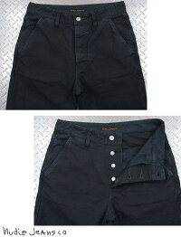 キレイめカジュアルにピッタリはまる★インクブルーのネイビーチノパン!NudieJeansco,ヌーディージーンズ,TAPENICK,テープニック,Regularfit,Buttonfly,INKBLUE(インクブルー)