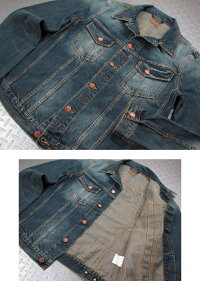 LEVI'Sのサードをモチーフにしたスタイリッシュモデル★NudieJeans“味だし”デニムジャケット。NudieJeansco,ヌーディージーンズ,BILLY,ビリー,BLUEFRIENDDENIM,ブルーフレンドデニム,デニムジャケット,ジージャン,Gジャン