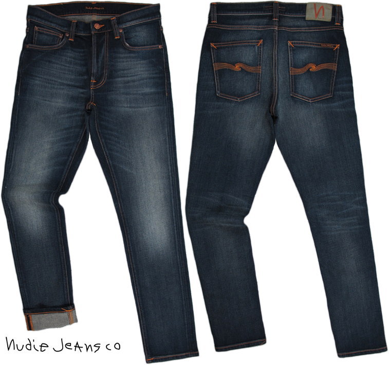 ヌーディージーンズ Nudie Jeans co/ヌーディージーンズ LEAN DEAN/リーンディーン TRUE HUSTLE(トゥルーハッスル) 12.5oz. comfort stretch denimストレッチ・スキニーデニムパンツ