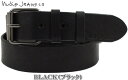 Nudie Jeans co/ヌーディージーンズ PEDERSSON LEATHER BELT レザーベルト BLACK(ブラック)