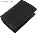 Nudie Jeans co/ヌーディージーンズ MARK WALLET SADDLE LEATHER サドルレザーウォレット/二つ折り財布 BLACK(ブラック)