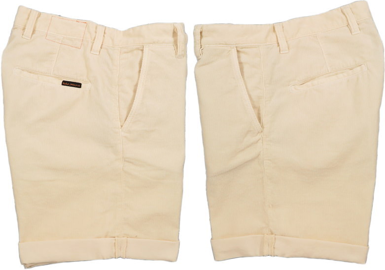 穿き込むほどに味わい深くカッコ良くなる★ヌーディーのコーデュロイショーツ。NudieJeansco,ヌーディージーンズ,LUKESHORTS,ルークショーツ,CORDDUSTYWHITE,コーデュロイショーツ,コールテンショーツ,ショートパンツ