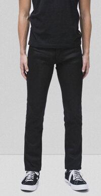 綺麗なテーパードラインが特徴★GRIMTIM/グリムティムのブラックジーンズ,NudieJeansco,ヌーディージーンズ,GRIMTIM,グリムティム,DRYEVERBLACK,ドライエバーブラック,12oz.comfortstretchdenim,ストレッチ・ブラックデニム,ブラックジーンズ