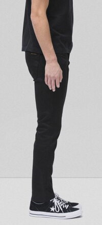 綺麗なテーパードラインが特徴★GRIMTIM/グリムティムのブラックジーンズ,NudieJeansco,ヌーディージーンズ,GRIMTIM,グリムティム,DRYEVERBLACK,ドライエバーブラック,12oz.comfortstretchdenim,ストレッチ・ブラックデニム,ブラックジーンズ