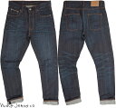 ヌーディージーンズ Nudie Jeans co/ヌーディージーンズ LEAN DEAN/リーンディーン DARK SELVAGE(ダークセルヴィッチ) 12.5 OZ. JAPANESE COMFORT STRETCH SELVAGE DENIM