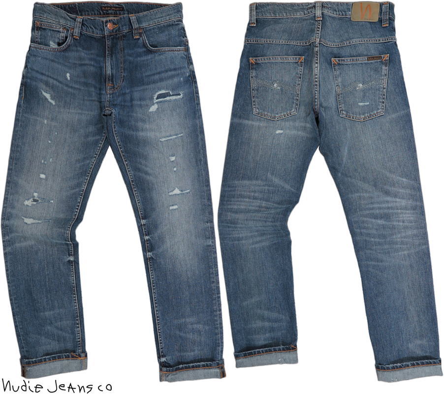 Nudie Jeans co/ヌーディージーンズTHIN FINN/シンフィン TIGHT FIT, NORMAL WAIST, LOW YOKE, NARROW LEG, OPENING ZIP FLY WORN ECRU(ウォーンエクリュ)