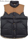 Nudie Jeans/ヌーディージーンズ KIRK PUFFER VEST リサイクル ダウンベスト NAVY(ネイビー)