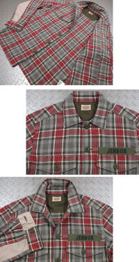 ディテールにこだわりアリ★大人デザインのチェックシャツジャケット♪REPLAY,リプレイ,M4864,CHECKMILITALYSHIRTJACKET,チェック、ミリタリーシャツジャケット/チェックシャツジャケット,RED/GREY(レッド×グレー)