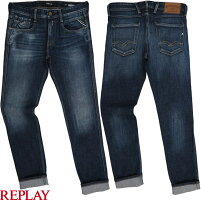 REPLAY,リプレイ,M914Y,“ANBASS(アンバス)”スリムフィット・ストレッチジーンズ,11.75ozAUTHENTICBLUECOMFORTDENIM