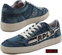 REPLAY/リプレイ MEN 039 S DUPREE LACE UP DENIM SNEAKERS デニムスニーカー NAVY(ネイビー)/GMZ52