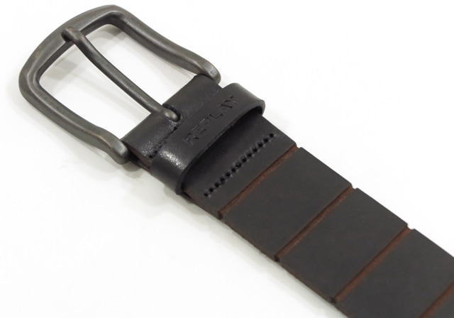 REPLAY/リプレイ AM2580 LEATHER BELT レザーベルト CHOCOLATE(チョコレートブラウン)