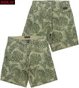 REPLAY/リプレイM9755 COTTON BERMUDA SHORTS WITH FOLIAGE PRINT フォリエイジプリントショーツ/ショートパンツ MILITARY/BLACK(ミリタリー×ブラック)