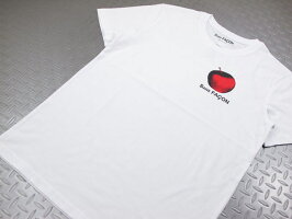 気取らず、かっこいいがコンセプト★SANSFACON,ソンファソン,T-SHIRTUNISEX,POMME,半袖プリントTシャツ,カットソー,WHITE(ホワイト)