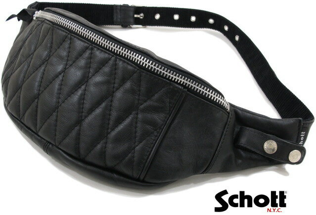 Schott,å,PADDEDBODYBAG,ѥǥåɥ쥶ܥǥХå,ѥǥåɥ쥶ȥХå,ѥǥåȥ쥶ХʥʥХå,ҥåץХå,BLACK,֥å,3109023
