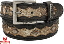 SENDRA (Zh) Studded Belt MODELO:1065 X^bY xg DENVER TIERRA PYT.IMIT.INDIDO KAKI(uE)