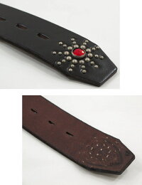 HTC/エイチティーシー#36351ENDONLYBELT/スタッズ入りギャリソンベルトBLACK(ブラック)