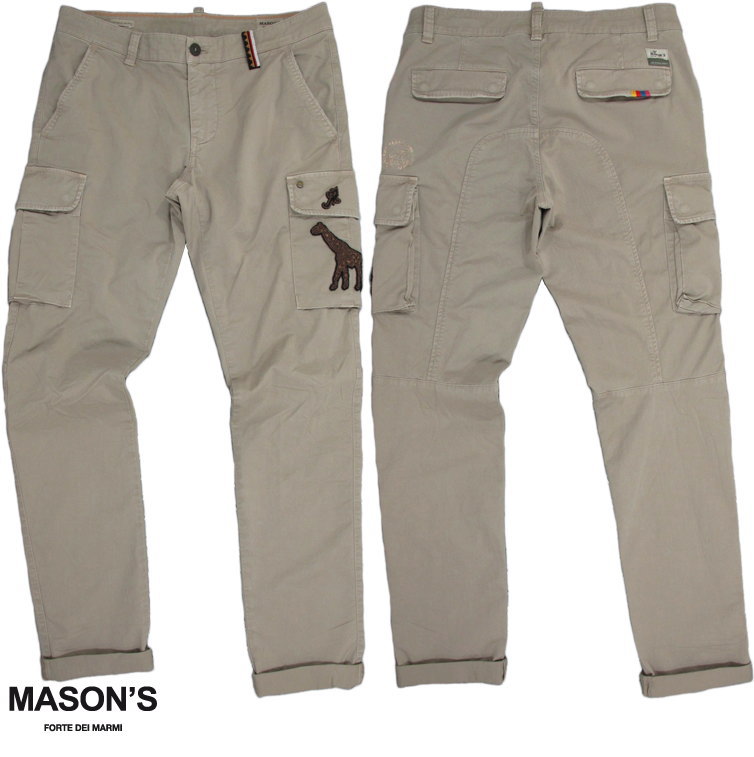MASON'S/メイソンズ CBE109 CARGO PANTSストレッチカーゴパンツ 2PN2A2145NPA P.(CHILE1)5Y