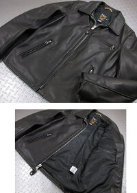 三拍子揃ったSchott(ショット)の米国製トラッカーJKT◆◇◆Schott,ショット,#103US,103USTRUCKERLEATHERJACKET,米国製トラッカーレザージャケット,襟付きレザージャケット,襟付きシングルライダース,BLACK(ブラック),7209,