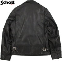 三拍子揃ったSchott(ショット)の米国製トラッカーJKT◆◇◆Schott,ショット,#103US,103USTRUCKERLEATHERJACKET,米国製トラッカーレザージャケット,襟付きレザージャケット,襟付きシングルライダース,BLACK(ブラック),7209,
