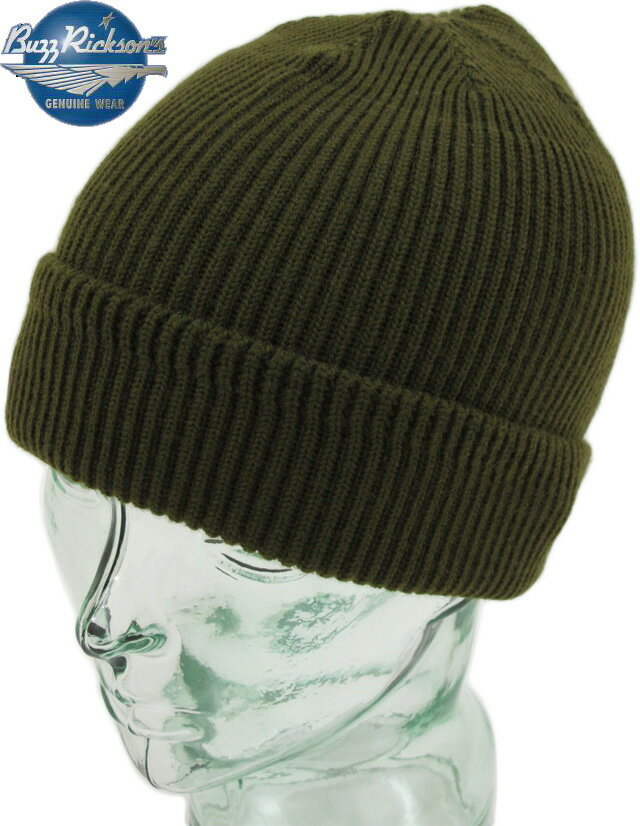 BUZZ RICKSON'S/バズリクソンズ A-4 MACHANIC CAP A-4メカニックキャップ/ミリタリーニットキャップ 149) OLIVE(オリーブ)/Lot No. BR02241