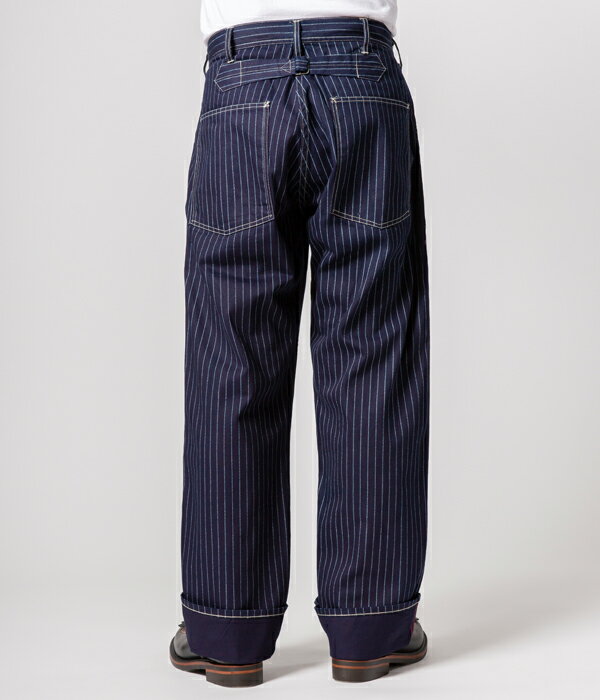 SUGARCANE,シュガーケーン,9oz.WABASHSTRIPEENGINEERPANTS,ウォバッシュストライプ・エンジニアパンツ,ワークパンツ,A/NAVY(ワンウォッシュ),SC40786