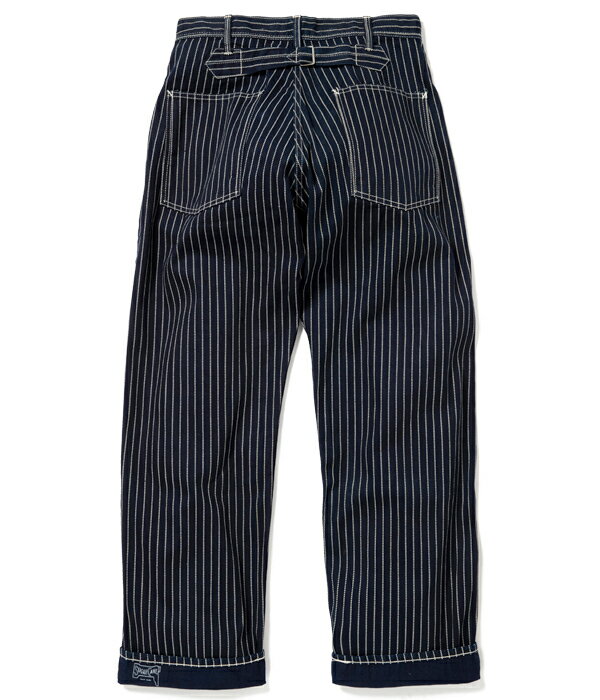 SUGARCANE,シュガーケーン,9oz.WABASHSTRIPEENGINEERPANTS,ウォバッシュストライプ・エンジニアパンツ,ワークパンツ,A/NAVY(ワンウォッシュ),SC40786