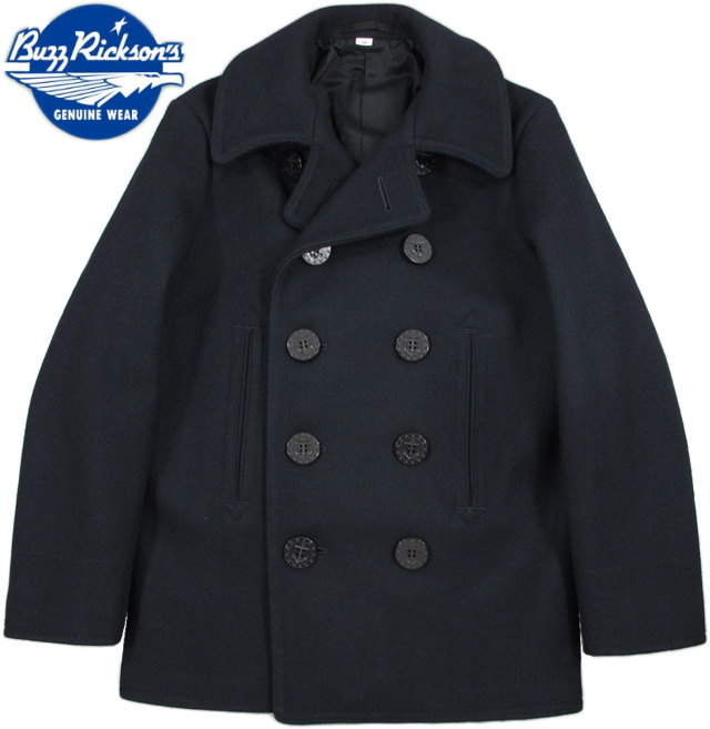 バズリクソンズ ピーコート メンズ BUZZ RICKSON'S/バズリクソンズ ENLISTED MAN'S OVERCOAT TYPE PEA COAT “NAVAL CLOTHING FACTORY” P-COAT/ピーコート 01)NAVY(ネイビー)/ Lot No. BR11554