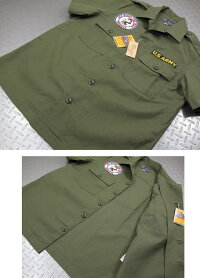 バズリクソンズとスヌーピー、夢のコラボレーション♪BUZZRICKSON'S×PEANUTS,バズリクソンズ×ピーナッツ,VIET-NAMUTILITYSHIRT,スヌーピーワッペン付き、半袖ベトナム・ユーティリティーシャツ,149OLIVE(オリーブ)/BR37327