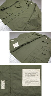 本物だけが持つ独特の雰囲気が堪らない♪バズリクソンズの熱帯戦闘服★トロピカルコンバットジャケット。BUZZRICKSON'S,バズリクソンズ,COAT,MAN'S,COMBATTROPICAL,トロピカルコンバットジャケット,149OLIVE(オリーブ),Lot/BR12247