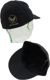 本物だけが持つ、独特の雰囲気が堪らない!BUZZRICKSON'S,バズリクソンズ,BLACKARMYCAP,“WilliamGibsonCollection”,ウィリアム・ギブソンコレクション、ブラックアーミーキャップ,BLACK(ブラック),BR02519