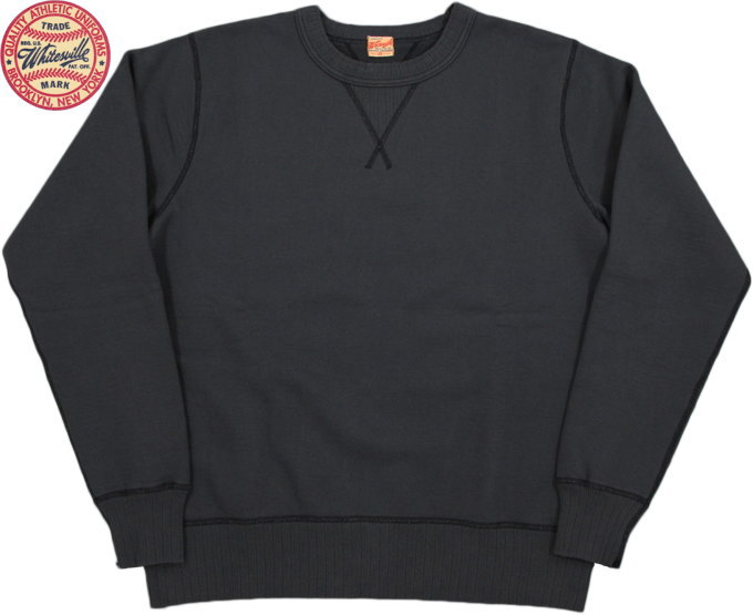 Whitesville/ホワイツビル HEAVY SWEAT SHIRT 無地スウェットシャツ/クルーネックトレーナー/ヘビーウェイトスウェットシャツ 119) BLACK(ブラック)/Lot No. WV67728