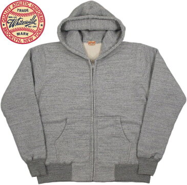 Whitesville/ホワイツビル SWEAT ZIP PARKA WAFFLE LINING ワッフル裏地付き、フルジップパーカ/グレーパーカ/ヘビーウェイトジップパーカ H.GRAY(ヘザーグレー)/Lot No. WV67730