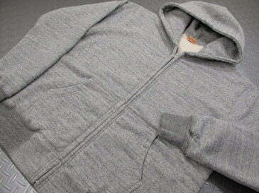 Whitesville/ホワイツビル SWEAT ZIP PARKA WAFFLE LINING ワッフル裏地付き、フルジップパーカ/グレーパーカ/ヘビーウェイトジップパーカ H.GRAY(ヘザーグレー)/Lot No. WV67730